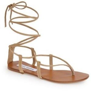 Steve Madden Lace up Tan Gladiator Sandal